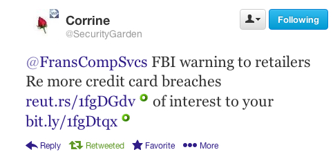 @SecurityGarden Status regarding expanding on this posting on the security breaches